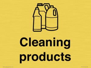 Dementia Cleaning products sign
